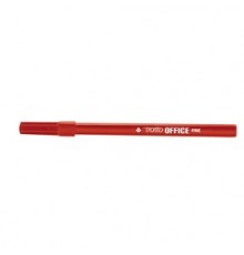 SCATOLA 12 PENNARELLI TRATTO OFFICE FINE ROSSO