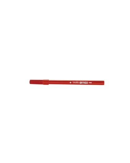 SCATOLA 12 PENNARELLI TRATTO OFFICE FINE ROSSO