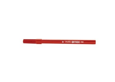 SCATOLA 12 PENNARELLI TRATTO OFFICE FINE ROSSO