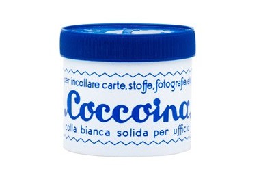 COLLA COCCOINA IN PASTA ADESIVA BIANCA 125GR (ART.608)