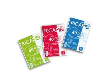 RICAMBI FORATI A5 5MM 80GR QUAXIMA 40FG 80GR PIGNA