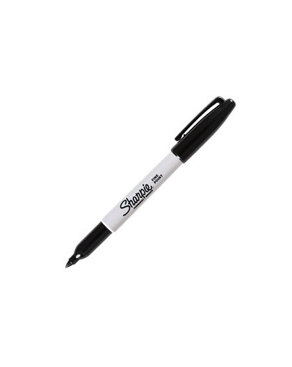 MARCATORE SHARPIE NERO PERMANENTE P.FINE