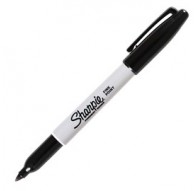 MARCATORE SHARPIE NERO PERMANENTE P.FINE
