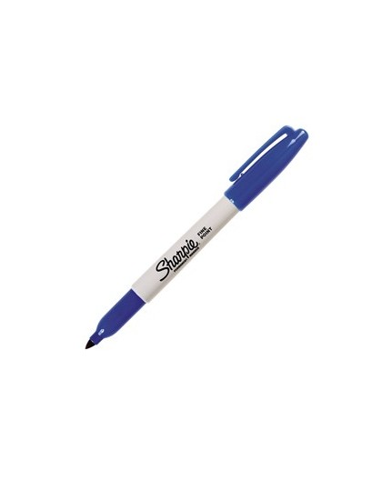 MARCATORE SHARPIE BLU PERMANENTE P.FINE