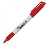 MARCATORE SHARPIE ROSSO PERMANENTE P.FINE