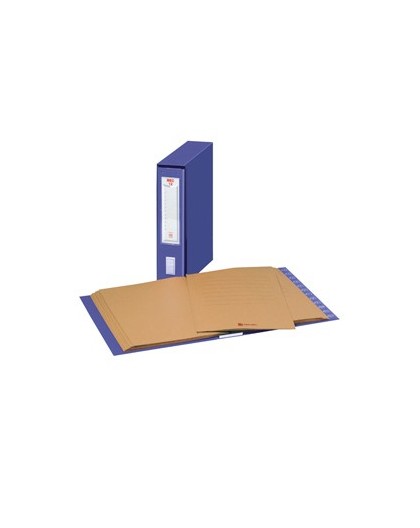 CLASSIFICATORE NUMERICO MEC 12 BLU 23X32CM, DORSO 7CM