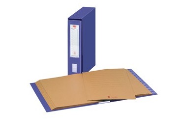 CLASSIFICATORE NUMERICO MEC 12 BLU 23X32CM, DORSO 7CM