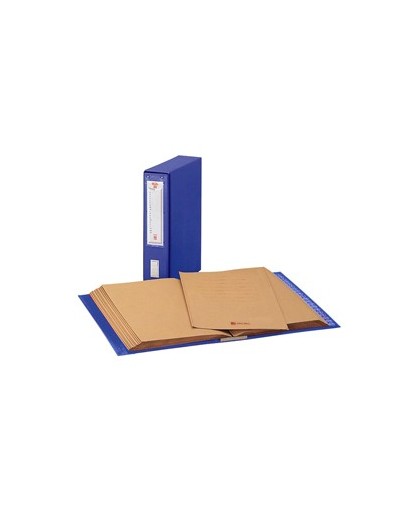 CLASSIFICATORE ALFABETICO MEC 20 BLU 23X32CM, DORSO 8.5CM