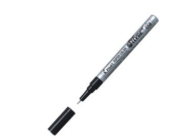 Marcatore SUPER COLOR punta extra fine vernice silver PILOT