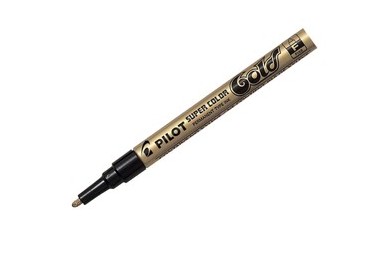 Marcatore SUPER COLOR punta fine vernice gold PILOT
