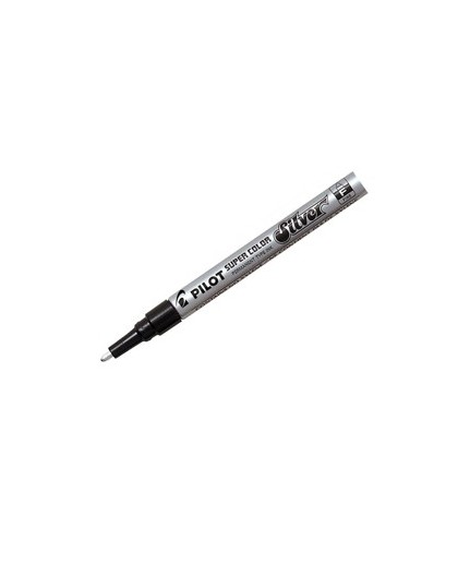 Marcatore SUPER COLOR punta fine vernice silver PILOT