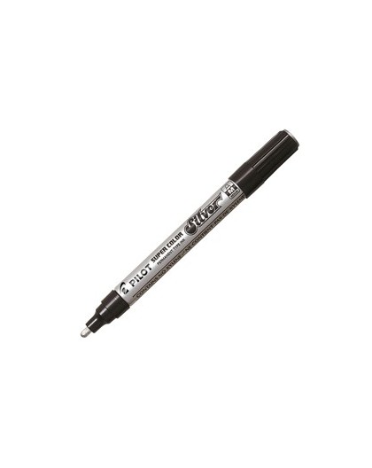 Marcatore SUPER COLOR punta media vernice silver PILOT