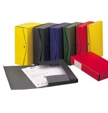 Scatola archivio PROJECT 4 rosso 25x35cm dorso 4cm KING MEC