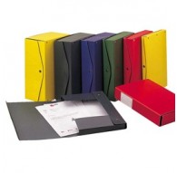 Scatola archivio PROJECT 6 rosso 25x35cm dorso 6cm KING MEC