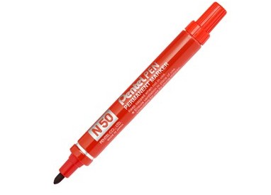 MARCATORE PENTEL PEN N50 ROSSO P.TONDA