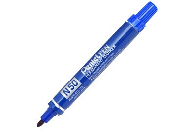 MARCATORE PENTEL PEN N50 BLU P.TONDA