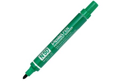 MARCATORE PENTEL PEN N50 VERDE P.TONDA