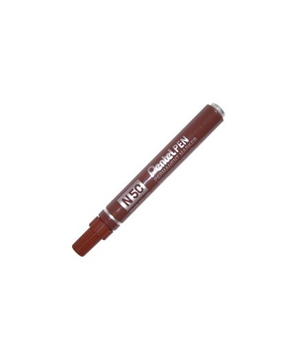 MARCATORE PENTEL PEN N50 MARRONE P.TONDA