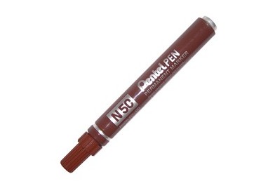 MARCATORE PENTEL PEN N50 MARRONE P.TONDA