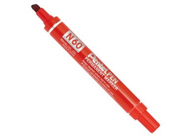 MARCATORE PENTEL PEN N60 ROSSO P.SCALPELLO