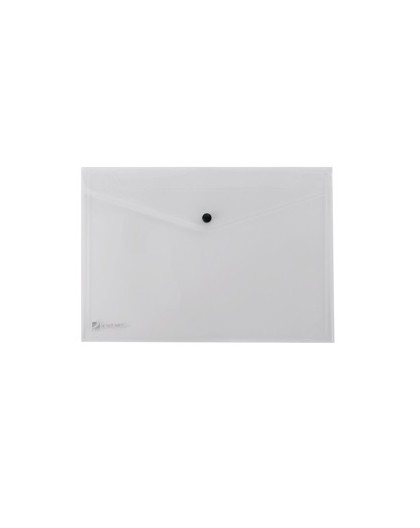BUSTA CON BOTTONE PULL TRASPARENTE 21X29.7CM