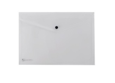 BUSTA CON BOTTONE PULL TRASPARENTE 21X29.7CM