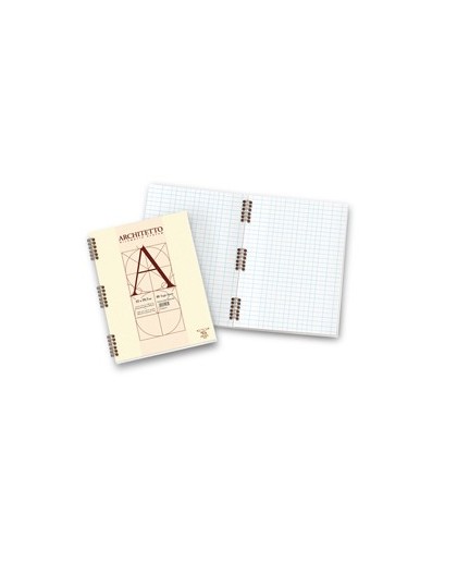 BLOCCO ARCHITETTO SPIRALE 22X29,7CM 10MM 40FG 100GR