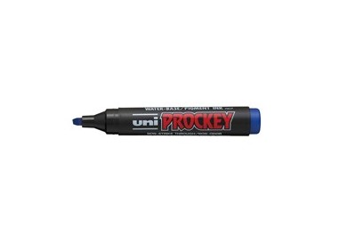 Marcatore UNI PROCKEY M126 p.scalpello blu UNI MITSUBISHI