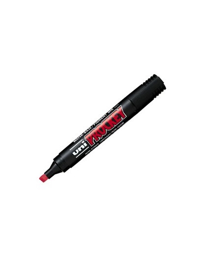 Marcatore UNI PROCKEY M126 p.scalpello rosso UNI MITSUBISHI