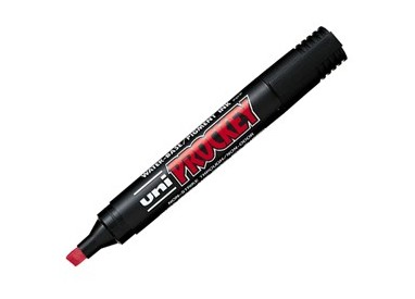 Marcatore UNI PROCKEY M126 p.scalpello rosso UNI MITSUBISHI
