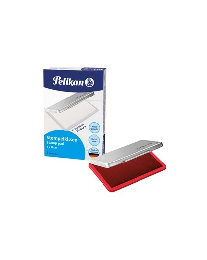 CUSCINETTO TIMBRI 7X11CM PELIKAN N.2 ROSSO