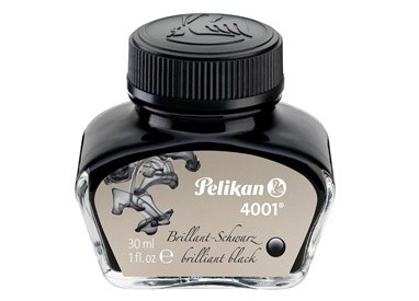 INCHIOSTRO STILOGRAFICO PELIKAN 4001 30ML NERO