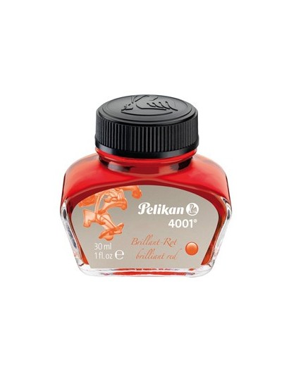 INCHIOSTRO STILOGRAFICO PELIKAN 4001 30ML ROSSO