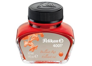 INCHIOSTRO STILOGRAFICO PELIKAN 4001 30ML ROSSO