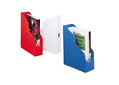 Portariviste MAGAZINE RACK 25x32cm dorso 8cm blu REXEL