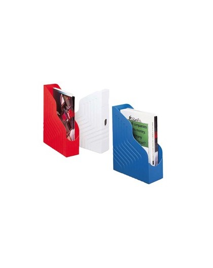 Portariviste MAGAZINE RACK 25x32cm dorso 8cm rosso REXEL