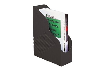 Portariviste MAGAZINE RACK JUMBO 25x32cm dorso 10cm nero REXEL