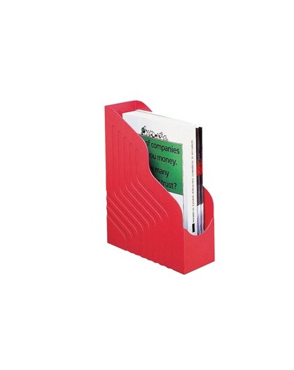 Portariviste MAGAZINE RACK JUMBO 25x32cm dorso 10cm rosso REXEL