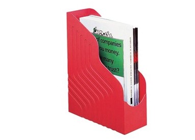 Portariviste MAGAZINE RACK JUMBO 25x32cm dorso 10cm rosso REXEL