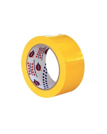 Nastro adesivo 50mm x 66m Giallo PVC 350 Eurocell