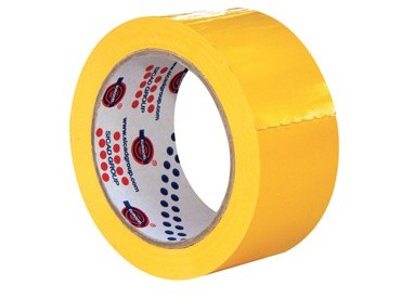 Nastro adesivo 50mm x 66m Giallo PVC 350 Eurocell