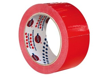 Nastro adesivo 50mm x 66m Rosso PVC 350 Eurocell