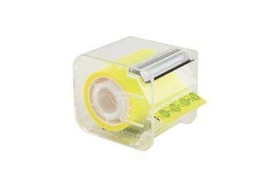 NASTRO ADESIVO MEMOGRAPH C/DISPENSER 50MMX10MT GIALLO