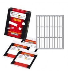 Etichetta adesiva bianca 46x10mm (10fogli x 30etichette) Markin