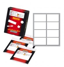 Etichetta adesiva bianca 56x34mm (10fogli x 8etichette) Markin
