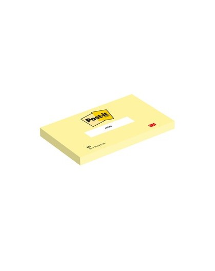 BLOCCO 100fg Post-it® Giallo Canary™ 76x127mm 655
