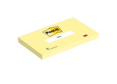 BLOCCO 100fg Post-it® Giallo Canary™ 76x127mm 655