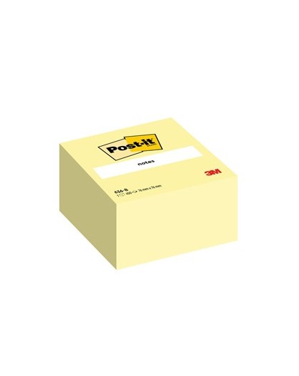 BLOCCO CUBO 450fg Post-it® Giallo Canary™ 76x76mm 636-B