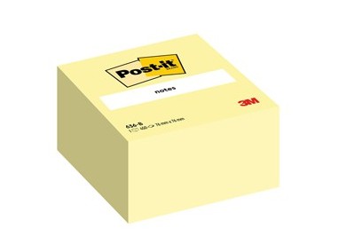 BLOCCO CUBO 450fg Post-it® Giallo Canary™ 76x76mm 636-B