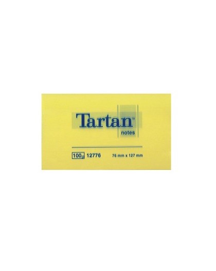 BLOCCO TARTAN (TM) 12776 GIALLO 76X127MM 100FG 63GR